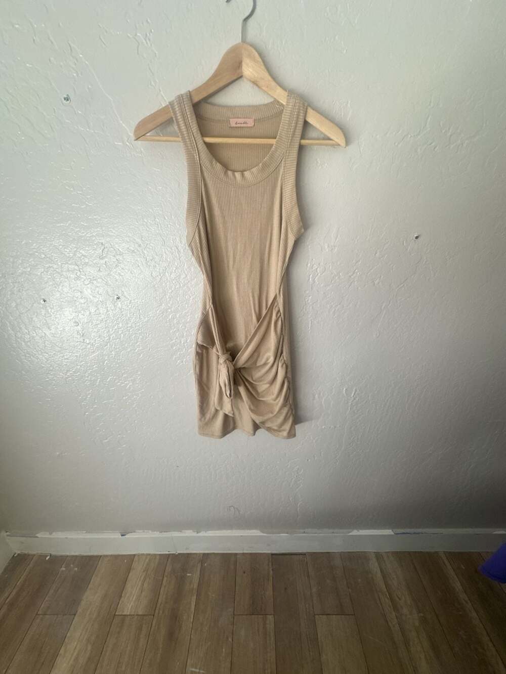 Amable Ribbed Tank Dress Size Large